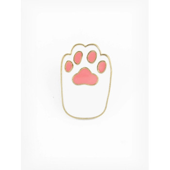 PIN PAWESOME BIAŁY