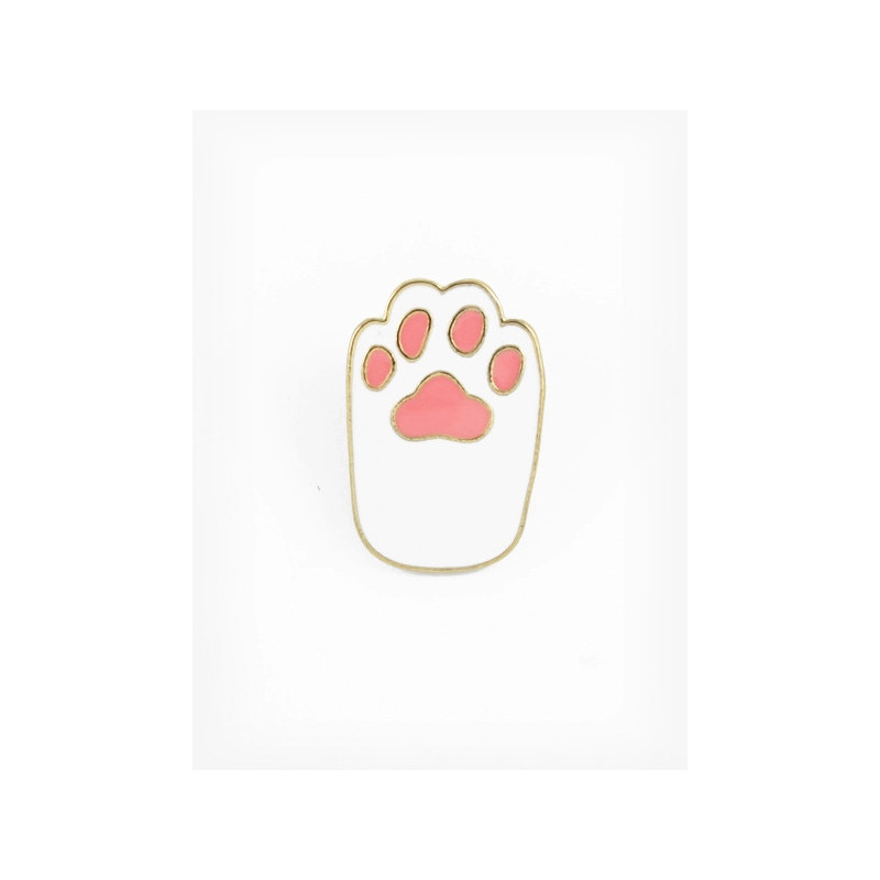 PIN PAWESOME BIAŁY PIN PAWESOME BIAŁY