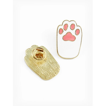 PIN PAWESOME BIAŁY
