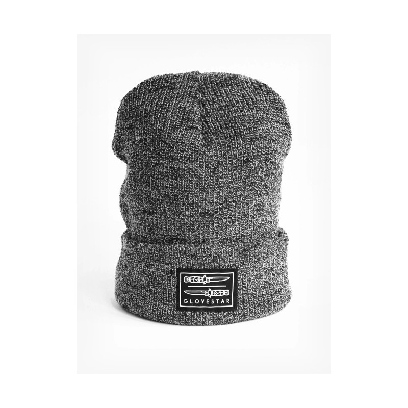 CZAPKA BEANIE GRUBY MELANŻ