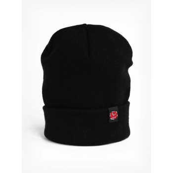 CZAPKA BEANIE CZARNA RÓŻA