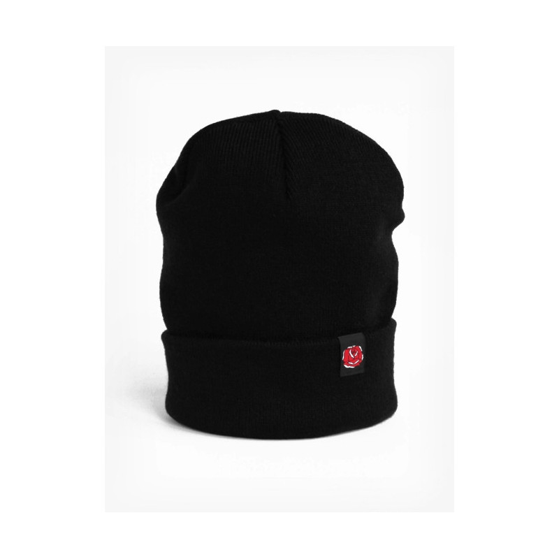 CZAPKA BEANIE CZARNA RÓŻA