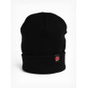 CZAPKA BEANIE CZARNA RÓŻA