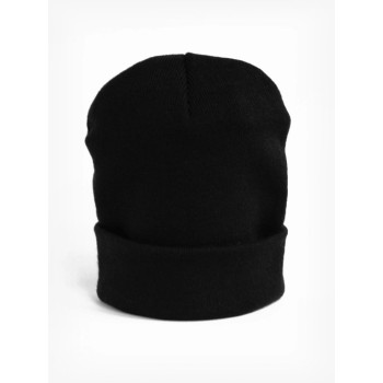 CZAPKA BEANIE CZARNA RÓŻA