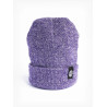CZAPKA BEANIE MELANŻ FIOLET