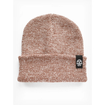 CZAPKA BEANIE MELANŻ BEŻOWA
