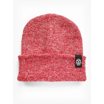 CZAPKA BEANIE MELANŻ CZERWONA