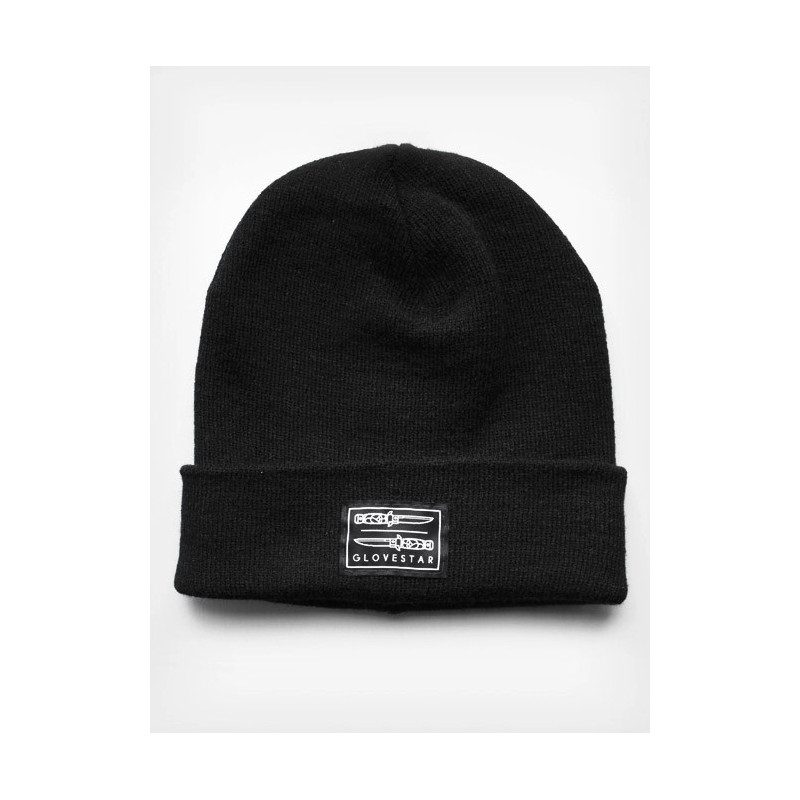 CZAPKA BEANIE CZARNA SZTYLETY