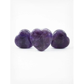 PLUG HEART OF STONE AMETYST