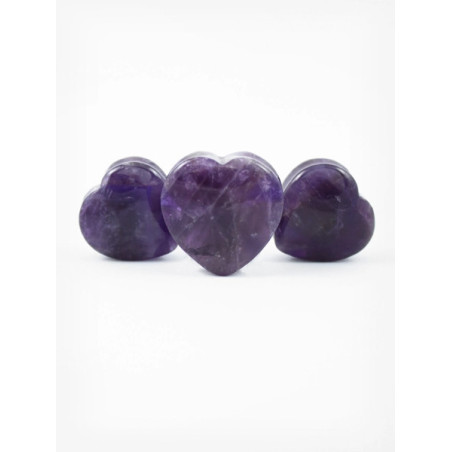 PLUG HEART OF STONE AMETYST