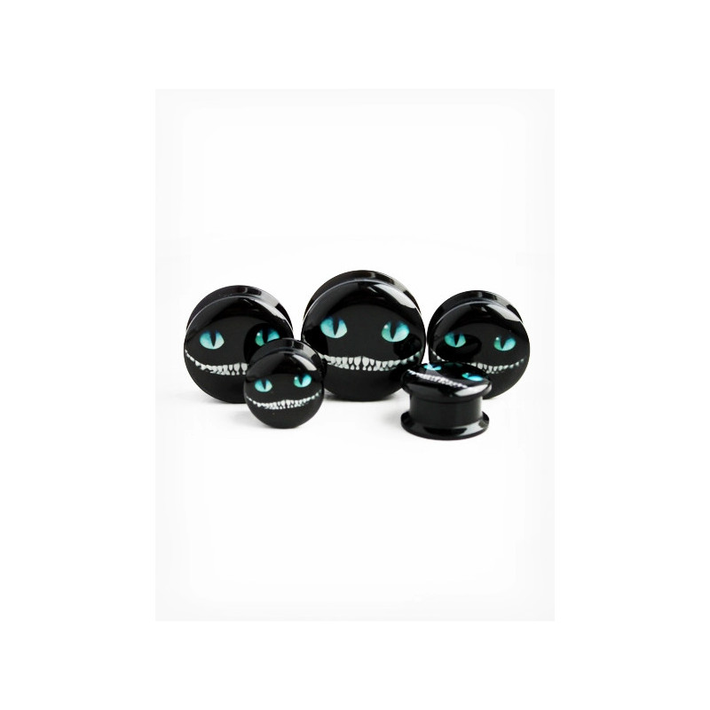 PLUG CHESHIRE CAT BLACK SMILE
