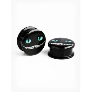 PLUG CHESHIRE CAT BLACK SMILE