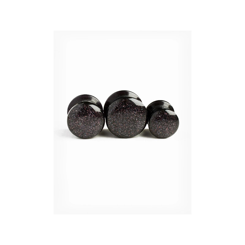 PLUG SPARKLE CZARNY