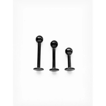 LABRET CZARNY KULKA