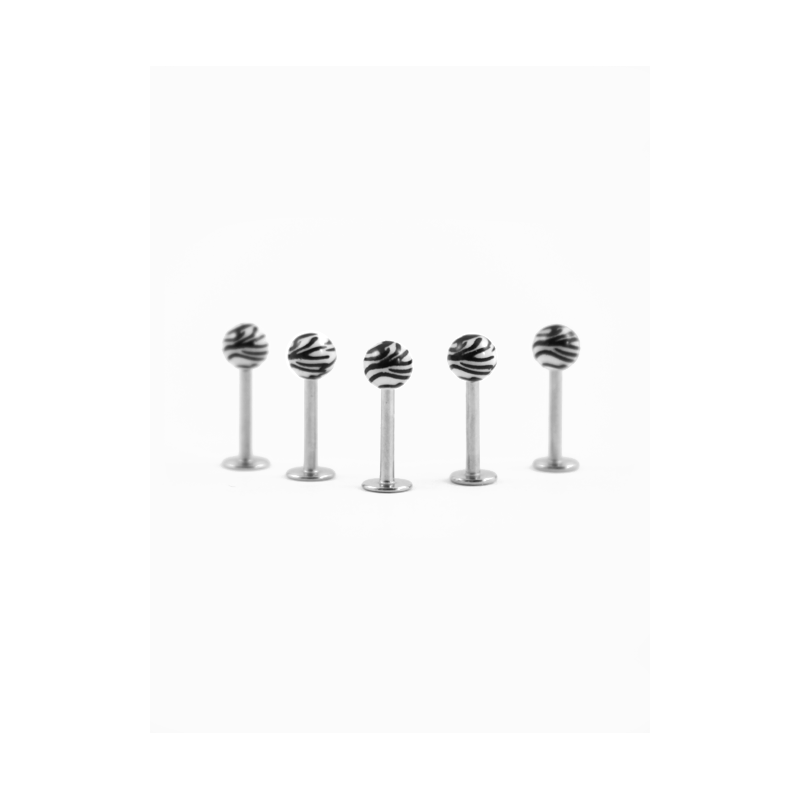 LABRET ZEBRA KULKA