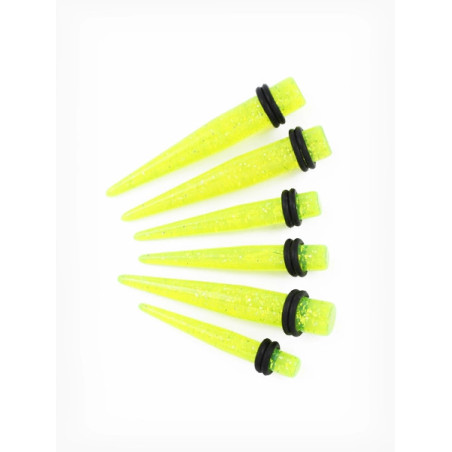 TAPER LEMON GLITTER