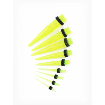 TAPER LEMON GLITTER