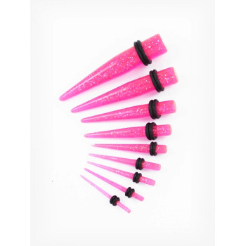TAPER PINK GLITTER