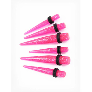 TAPER PINK GLITTER