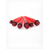 TAPER RED GLITTER